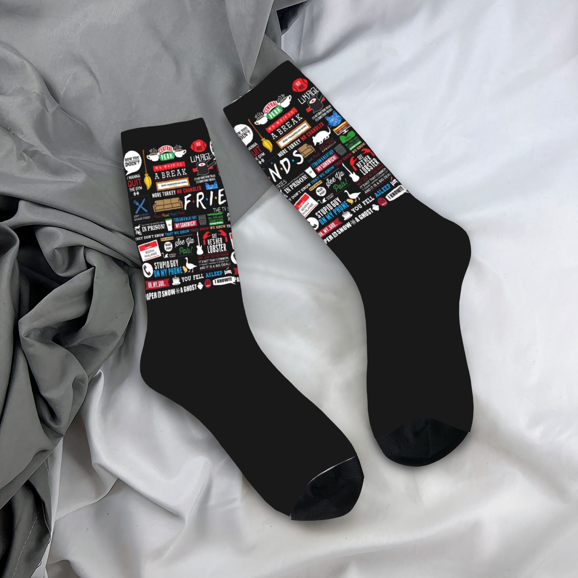 Custom Cute Funny TV Show Frie – No Show Sock Women Bewertung und Preis