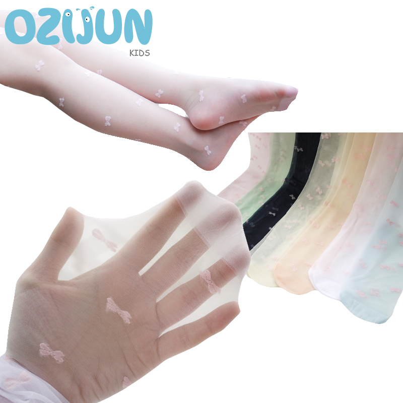 1 Pairs of Children Girl's Bow – Tights Pantyhose Sheer Bewertung und Preis