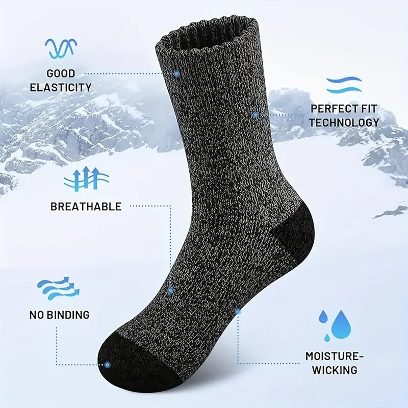 5 Pairs Merino Wool Socks for  – Wool Hiking Sock Bewertung und Preis