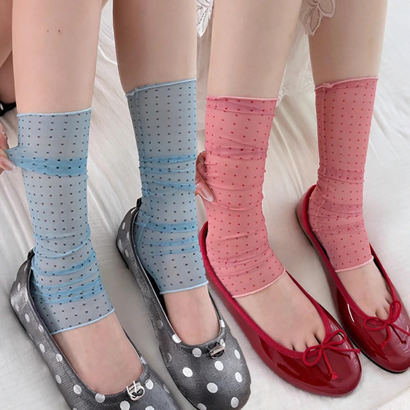 2026 Fashion Polka Dot Lace So – Silk Sock Bamboo Bewertung und Preis