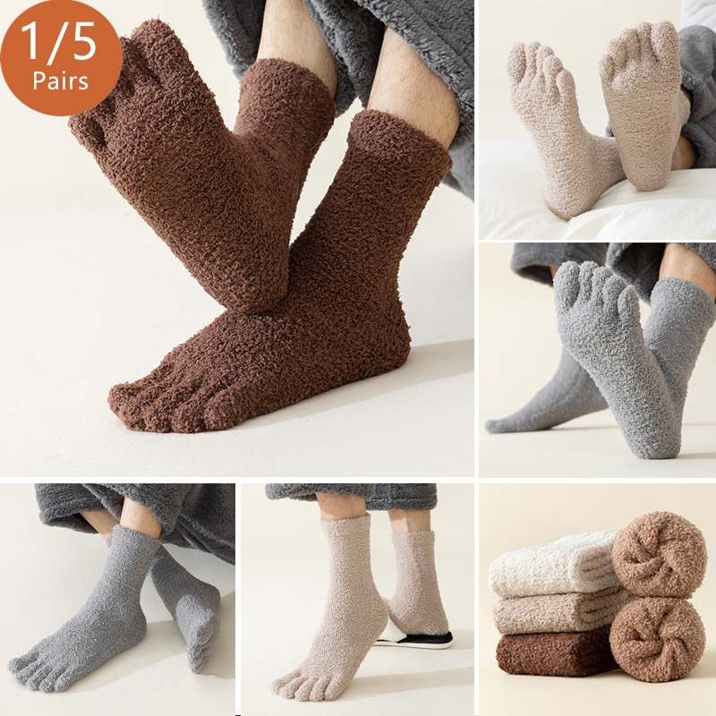 1/5 Pairs Mans Thermal Toe Soc – Thermal Sock Winter Bewertung und Preis